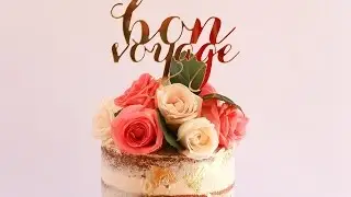 Elegant Naked Cake With Roses Tutorial- Rosie's Dessert Spot