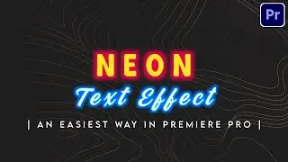 Unlock The Stunning Results With Text Glow Effect In Premiere Pro!