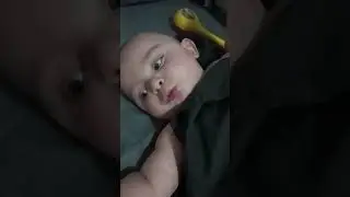 Enoch discovering sounds.