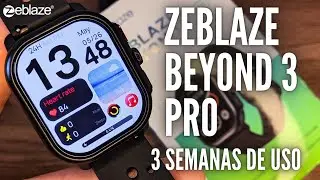 Smartwatch Zeblaze Beyond 3 Pro - 3 semanas de uso! o melhor relógio na faixa de R$ 200? com GPS!