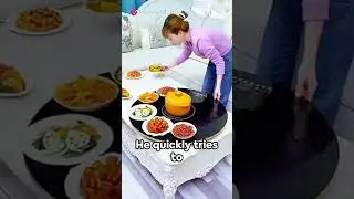 The Revolving Meal Vs The Revolving Earth❤️‍🔥  