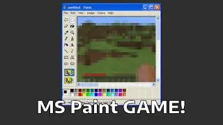 I Created Game in MS Paint!