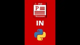 Generate pdf using python | 