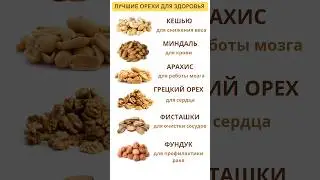 Орехи: суперфуд для здоровья сердца, сосудов и мозга 