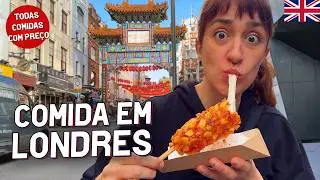 🇬🇧  TUDO QUE COMEMOS EM LONDRES (com todos os preços) com 