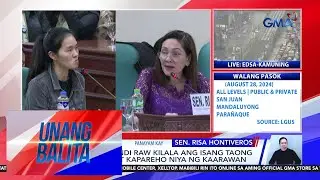 Panayam kay Sen. Risa Hontiveros | Unang Balita