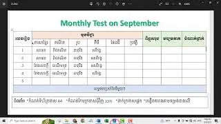 How to create table on microsoft Word speak khmer #LACH PICH #pichdesign #Pichlach #lachpich