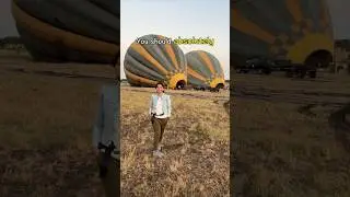 This Is Not Cappadocia But You Can Enjoy Hot Air Balloon Ride Here Too,Flying Over Serengeti Jungle