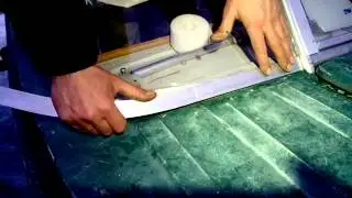 Установка стекла на лодку 