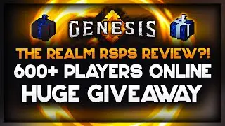 THE FIRST CUSTOM RSPS TO OFFER THIS?! | Genesis RSPS Review!! (600+ PLAYERS) - The Realm