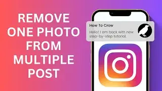 How to Delete/Remove One Picture From Multiple Instagram Post | Delete One From Multiple Photos