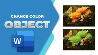 How to change the color of an object in a picture in word