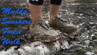 Blue sneakers muddy, abused sneakers in mud, wet sneakers, sneakers in mud (# 1244)