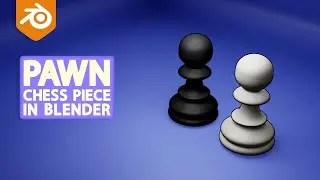 How to create a PAWN in Blender (Chess Piece)