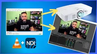 COMO INSERIR VIDEO NO OBS + PROJETOR USANDO O VLC - Player Externo VLC + NDI para Live e Projetor