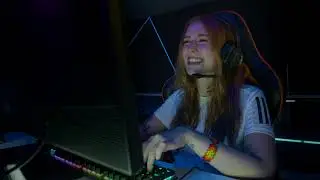 Young Woman Won the Tournament | Fighting Game | Copyright Free Video