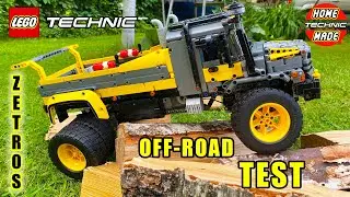 LEGO Technic 42129 Drag-Raсing Mercedes-Benz Zetros OFF-ROAD TEST