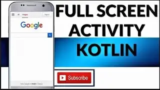 [ KOTLIN ] FULL SCREEN || HIDE STATUS BAR , HIDE TITLE BAR  || Android Studio Tutorial for beginners