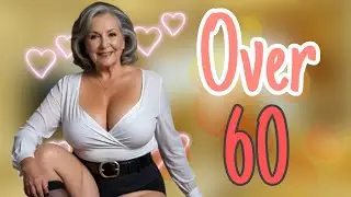 Natural Older Women Over 60 💄 Fashion Tips Review Part 8