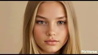 Swedish female teen model poses for a magazine created in Pixverse AI