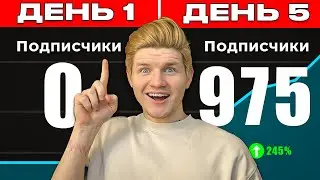 Как БЫСТРО Набрать 1000 Подписчиков на YouTube? [С НУЛЯ]