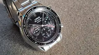 LORUS Chronograph watch | how to replace battery.