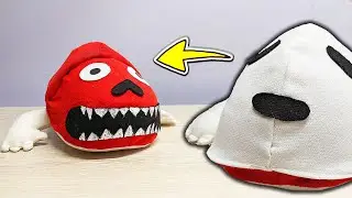 🔥 BRIDGE WORM Plush TOY DIY. Trevor Henderson Creatures. How To Make Doll SCP - Handmade Monster