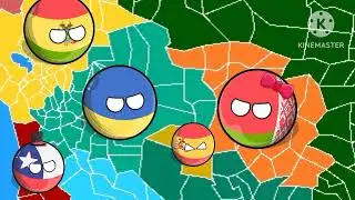 La 3ra guerra mundial|España reconquista LATAM|parte 4 #humor #guerra #countryballs