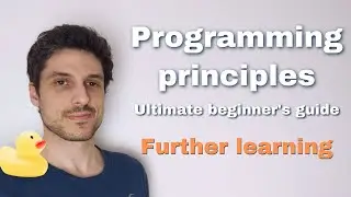 Further learning - Clean code and programming principles for beginners series