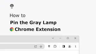 🔵How to pin Chrome Extension in Google Chrome toolbar?