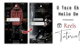 O Tere Ek Hello De WhatsApp Message Reels Editing | Alight Motion video editing | Hello De Reels