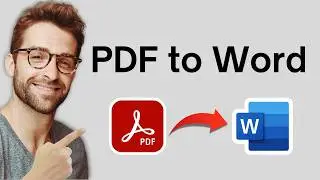 How to Convert PDF to Word for Free (Adobe Official) | Laptop or Phone