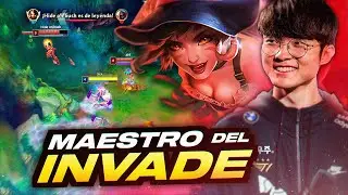 🔥¡LECCIÓN de JUNGLA de FAKER! NIDALEE parece FÁCIL si lo JUEGA ÉL