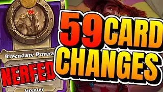 *HUGE PATCH* Almost 60 Card Changes?! | Hearthstone Battlegrounds