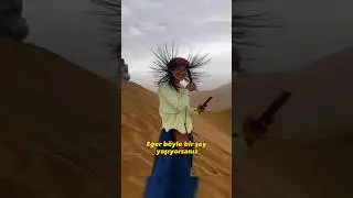 Eğer Açık Havada Saçlarınız Uçuşuyorsa Hemen Oradan Kaçın! ⚡😳 