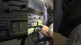 The dashboard layout in my Troopy