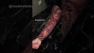Full sleeve tatto #shortvideo #soundviral #madetattobali #deksoma #pelihbesikdadisiu