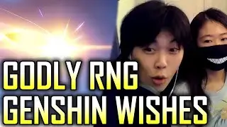 1 hour of GODLY RNG and Scam Wishes on Genshin Impact