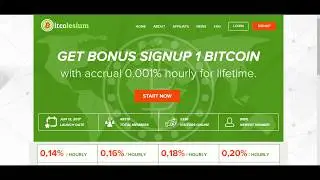 КАК ЗАРАБОТАТЬ 1 BITCON В ДЕНЬ. ДЕНЬГИ В ИНТЕРНЕТЕ С СЕРВИСОМ BITCOLESIUM