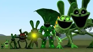 NEW EVOLUTION OF RABBIT DRAGON MONSTER SMILING CRITTERS In Garry's Mod! Poppy Playtime