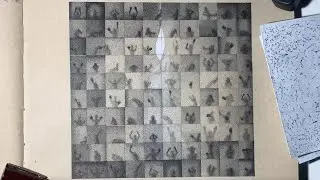 In Darkness... Hope│Stippling Illustration Process