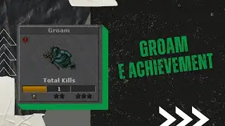 [TIBIA] BOSS RARO - GROAM - 5 KILLS - 100 PTS E ACHIEVEMENT