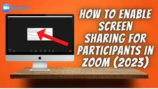 How To Enable Screen Sharing For Participants In Zoom 2023 ✅