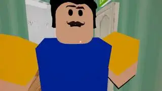 Hello Neighbor Announcement Trailer In Roblox | 5 minute unedited gameplay