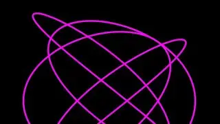 Animated survey of Lissajous curves using linear interpolation. #shorts