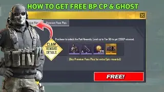 *NEW* How to get FREE BP + CP & Ghost Character SKIN in COD Mobile 2024!