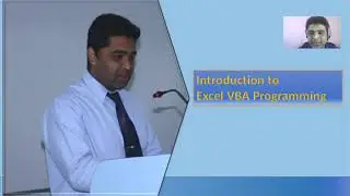 Excel VBA programming session-1 by Mohammed Sadiq