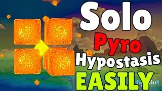 Pyro Hypostasis BOSS SOLO GUIDE - Genshin Impact