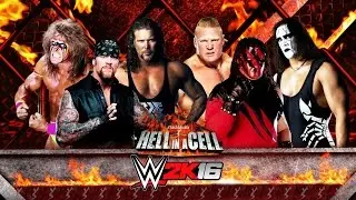 WWE 2K16 - Hell In A Cell Match | PS4 Gameplay