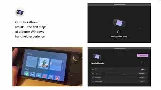 Gaming Shell: Interne Microsoft Präsentation zum Windows Handheld Mode